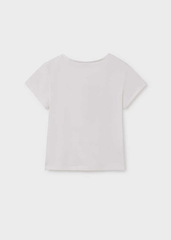 Camiseta m/c bordado