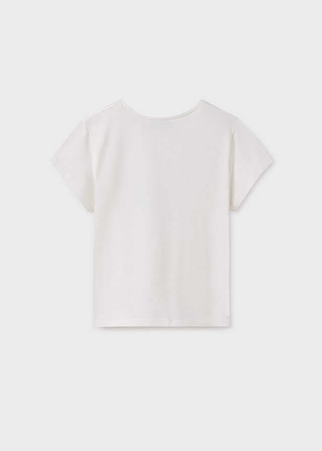 Camiseta m/c bordado