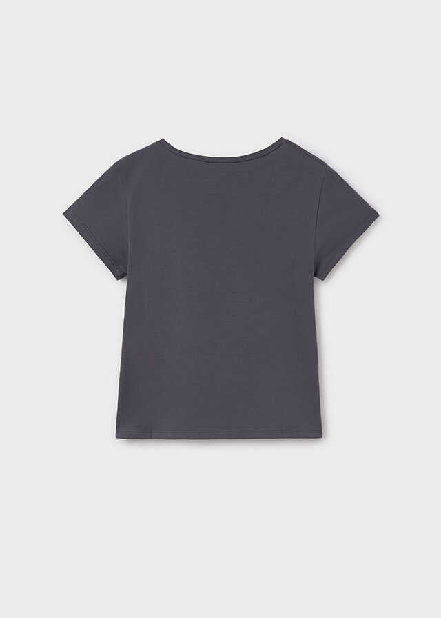 Camiseta m/c bordado