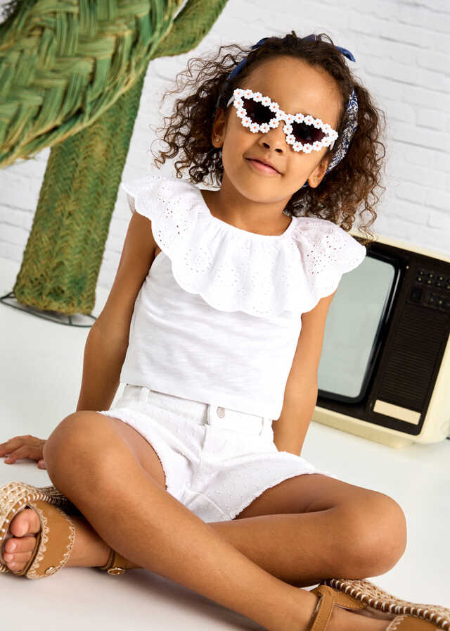 Camiseta m/c combinada