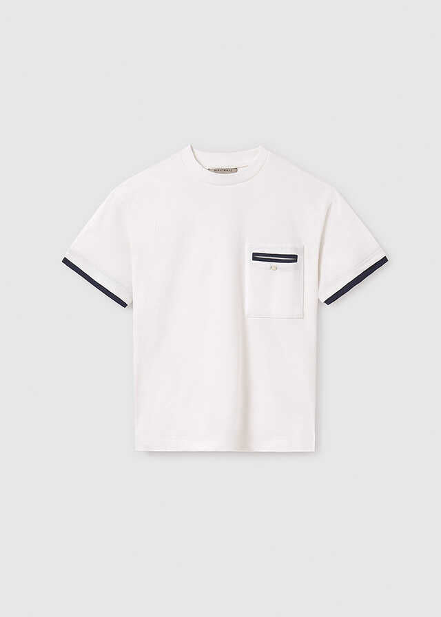 Camiseta m/c contrastes