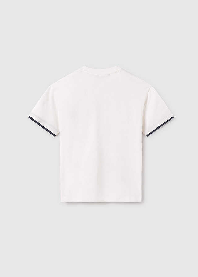 Camiseta m/c contrastes