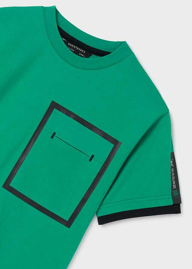 Camiseta m/c contrastes manga