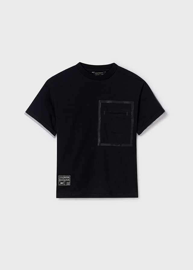 Camiseta m/c contrastes manga