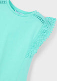 Camiseta m/c crochet