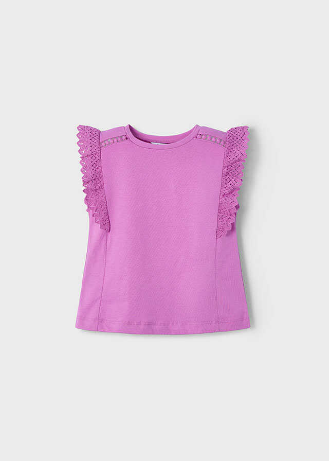 Camiseta m/c crochet