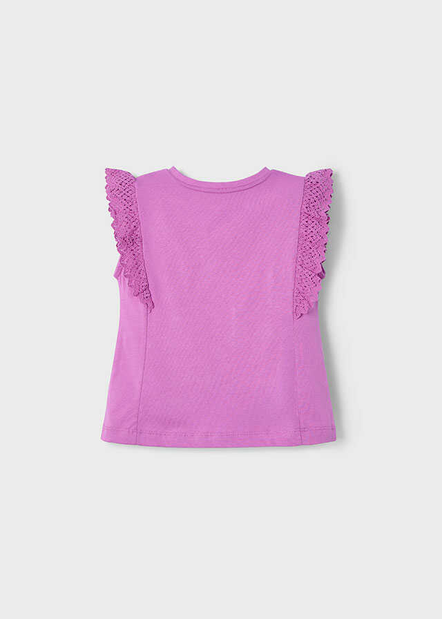Camiseta m/c crochet