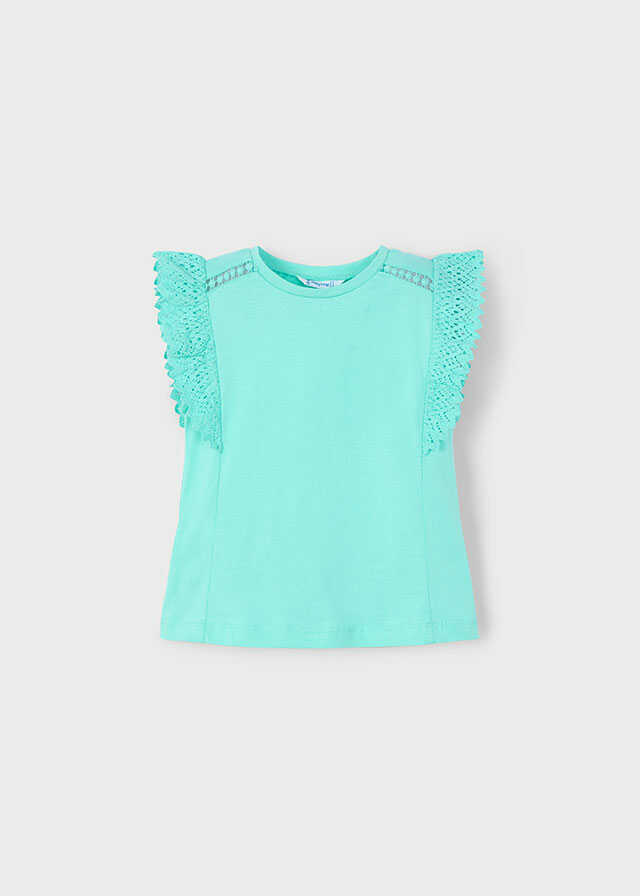 Camiseta m/c crochet