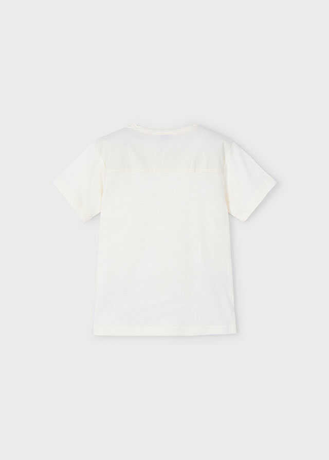 Camiseta m/c cuello panadero