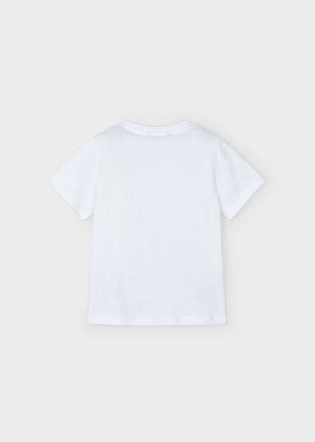 Camiseta m/c embossed "fun"