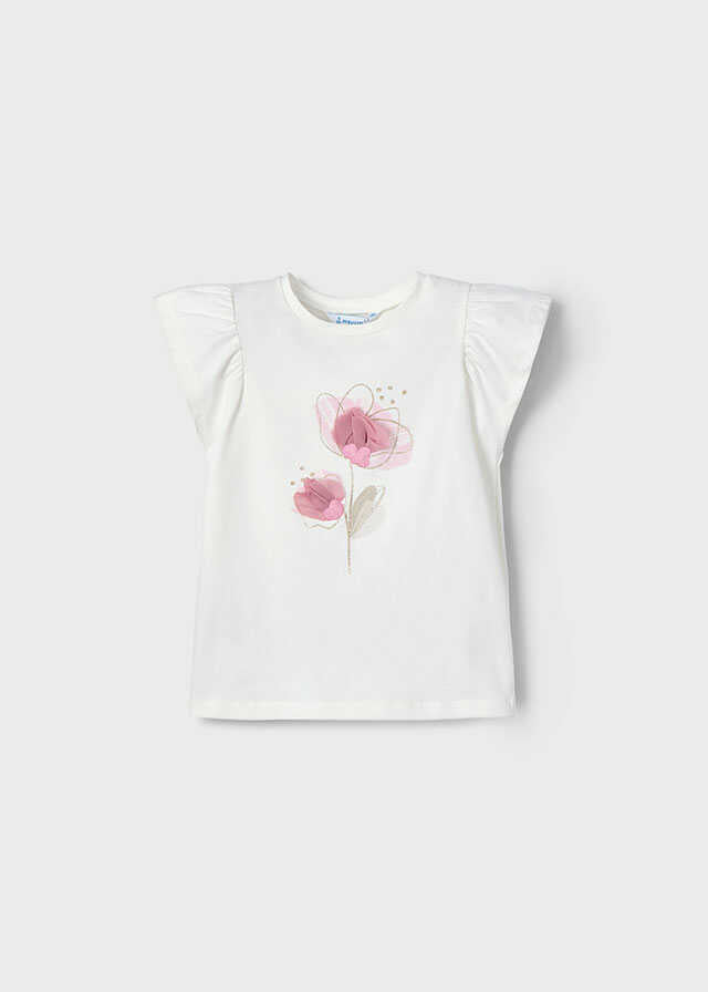 Camiseta m/c flor