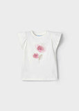 Camiseta m/c flor