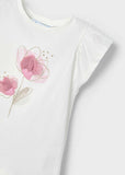 Camiseta m/c flor