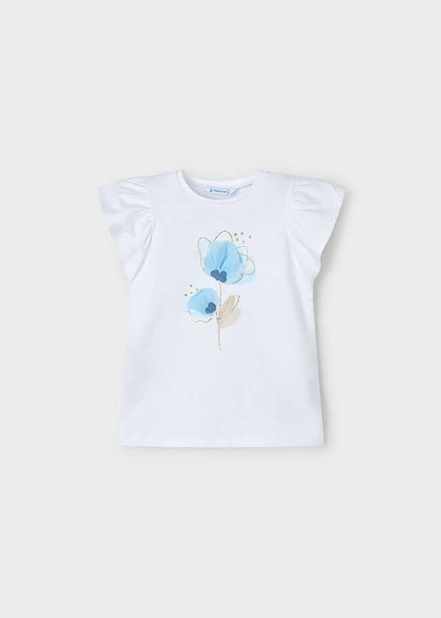 Camiseta m/c flor