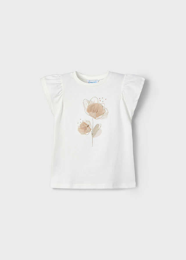 Camiseta m/c flor