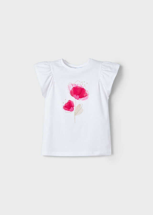 Camiseta m/c flor
