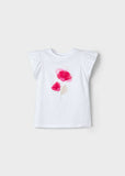 Camiseta m/c flor