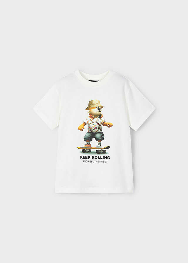 Camiseta m/c "keep rolling"