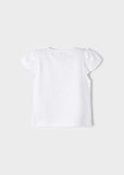 Camiseta m/c niña flor