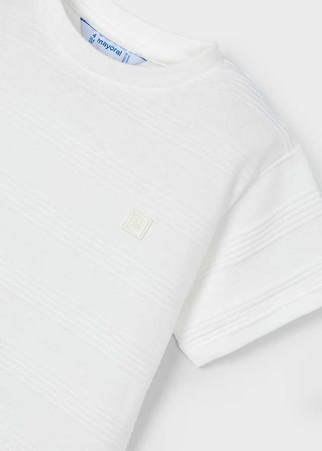 Camiseta m/c punto estructura