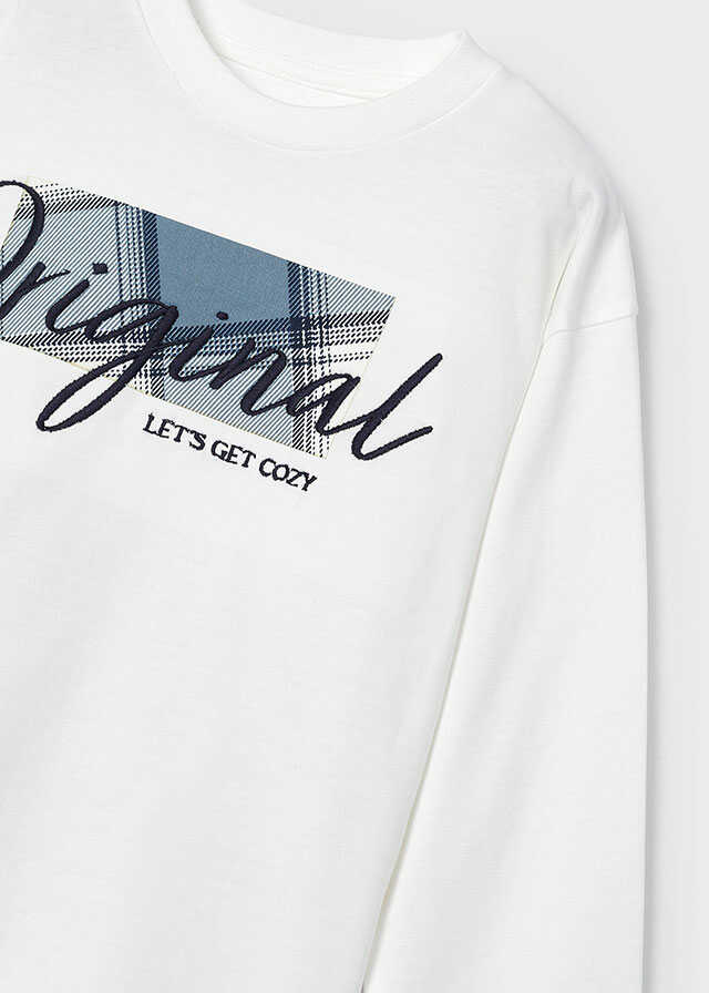 Camiseta m/l aplique