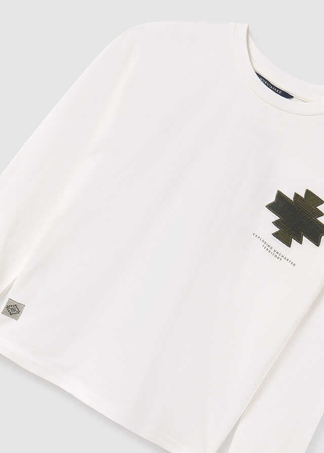 Camiseta m/l aplique