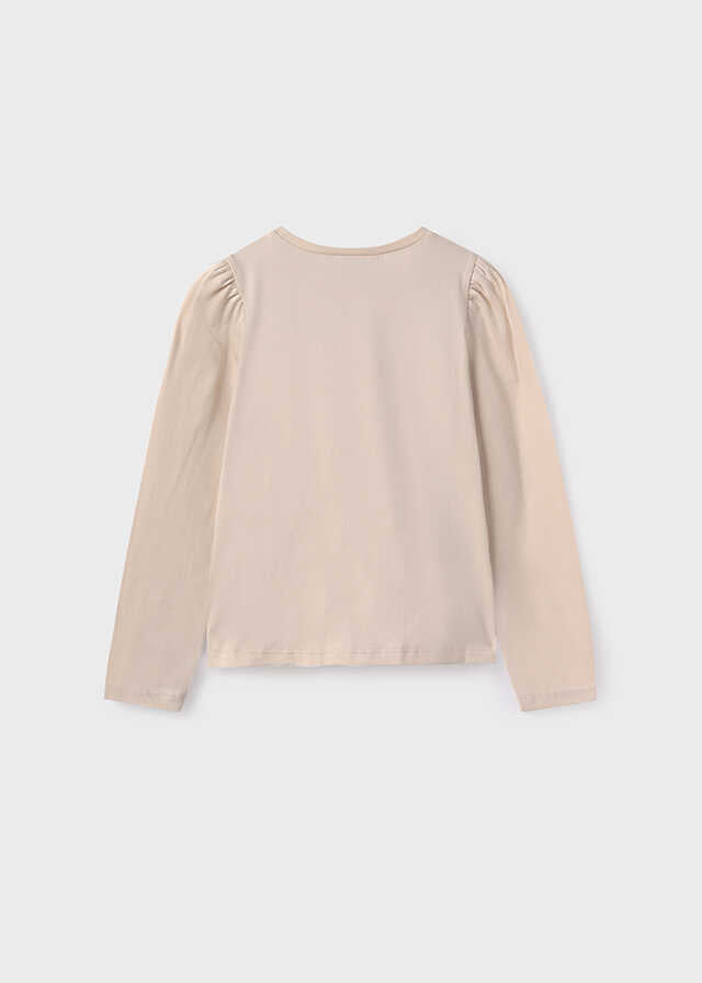 Camiseta m/l bordado