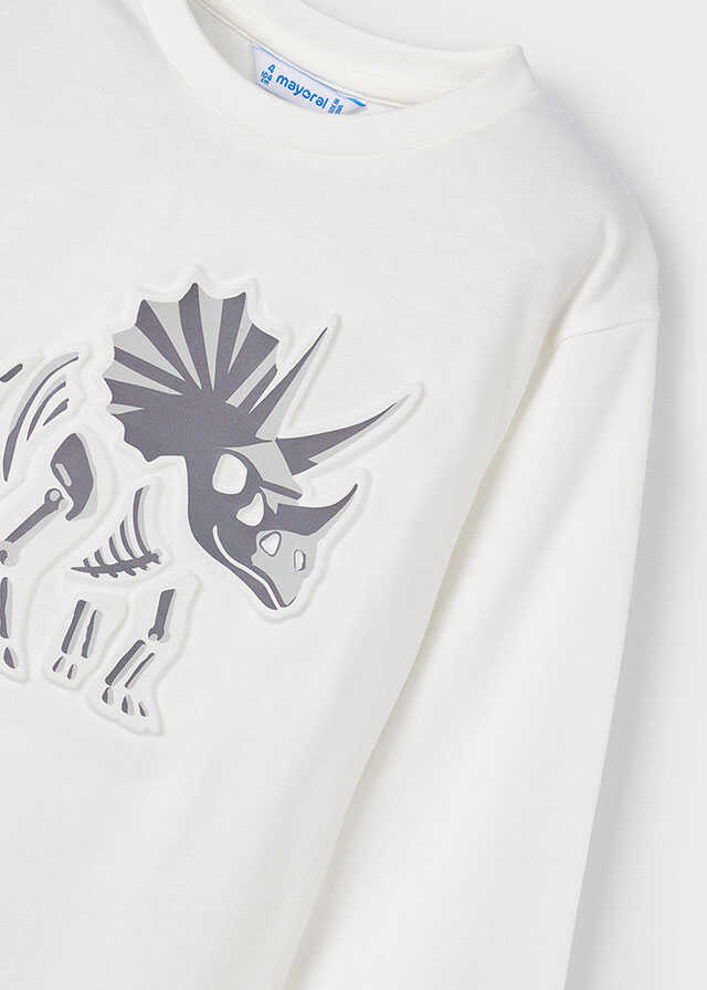 Camiseta m/l embossed