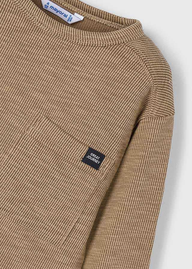 Camiseta m/l punto textura