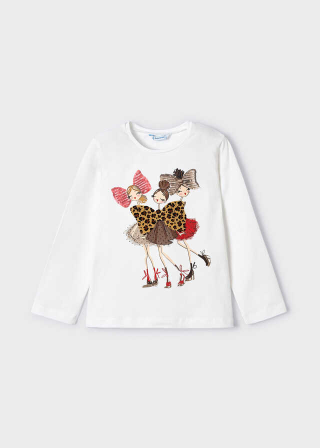 Camiseta m/l serigrafia