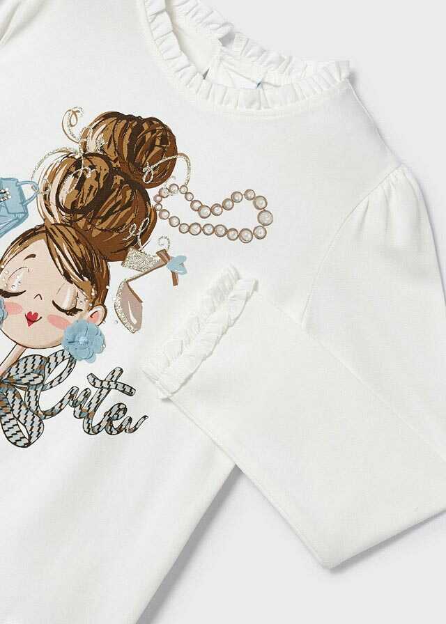 Camiseta m/l serigrafia