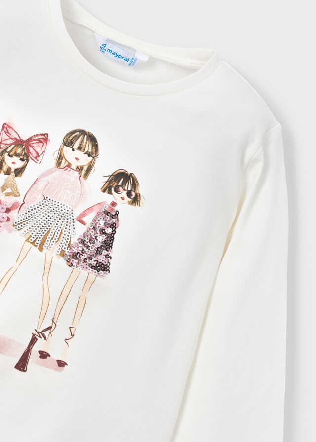 Camiseta m/l vestir