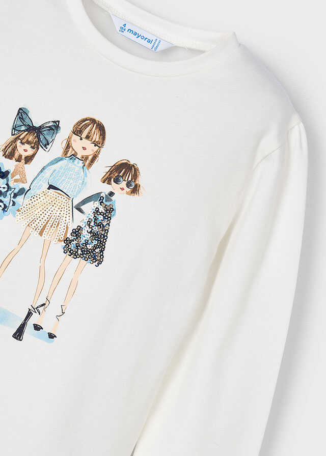 Camiseta m/l vestir