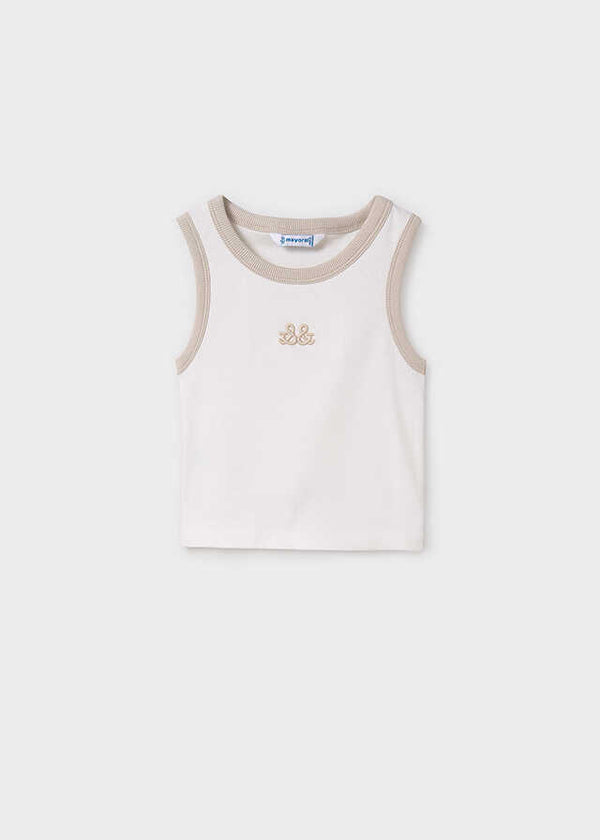 Camiseta tirantes bordado