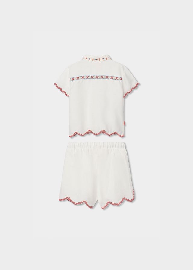Conjunto tejido de niña