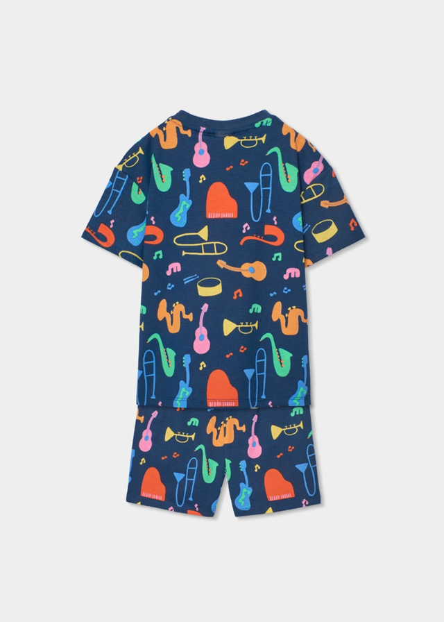 Pijama punto combinado