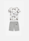 CONJ. TSHIRT JERSEY Y SHORT COTTON