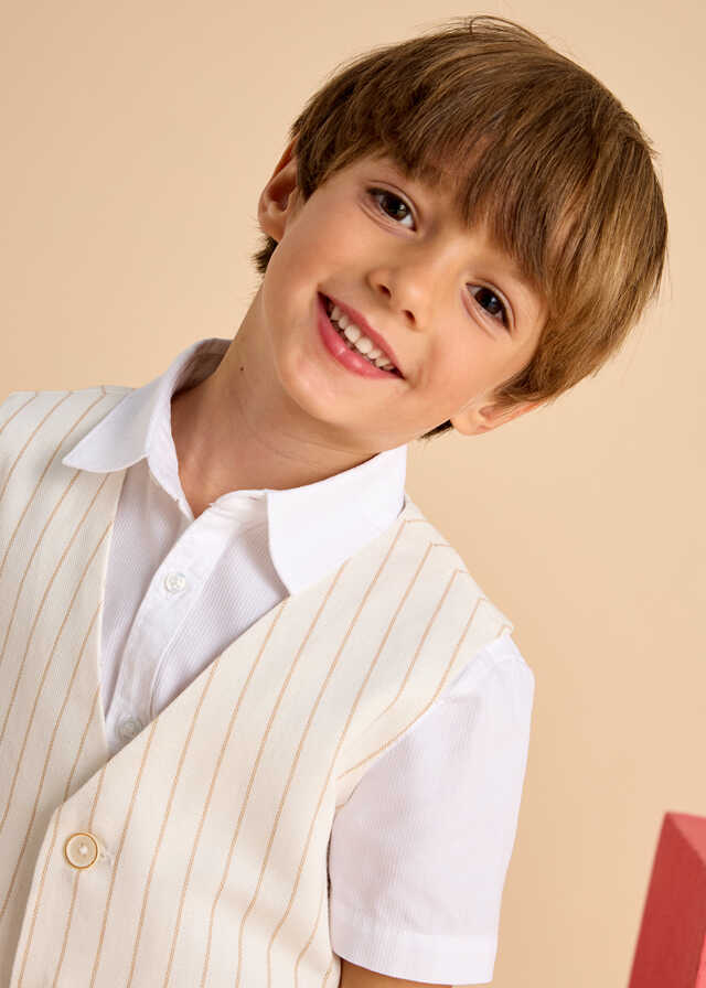 Chaleco lino suiting