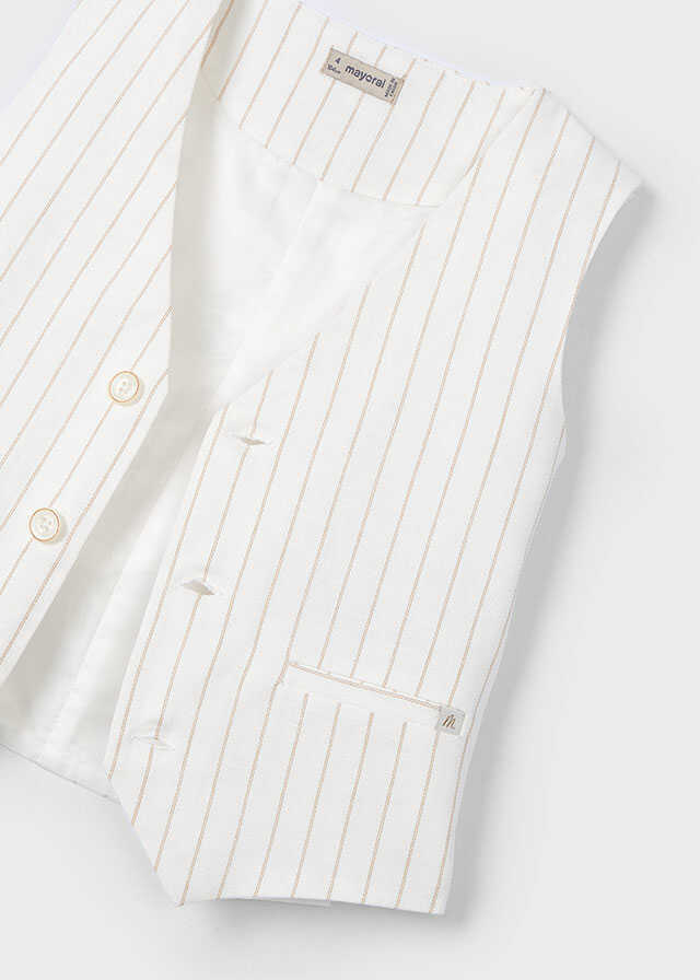 Chaleco lino suiting