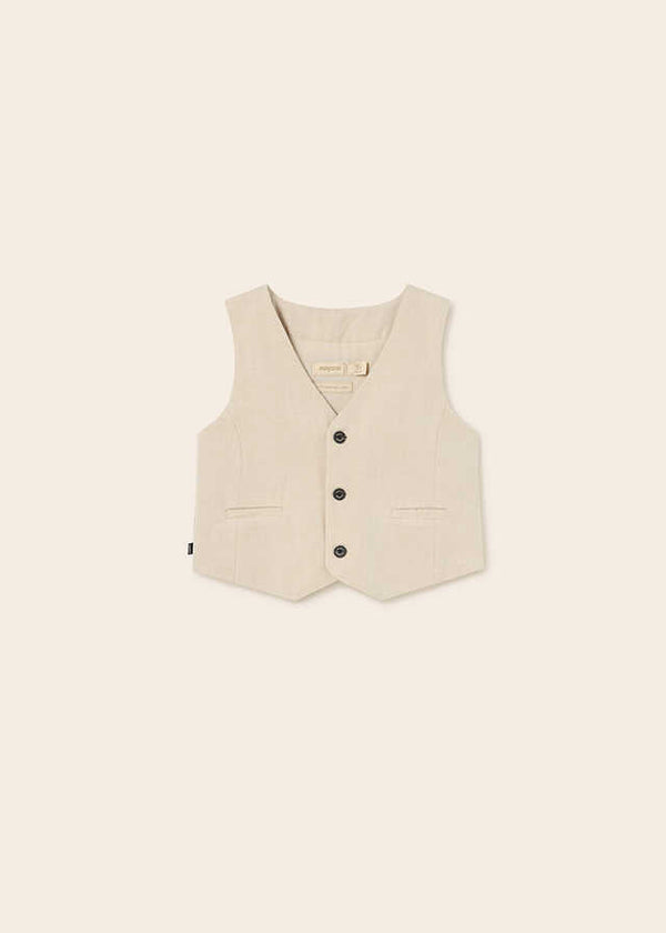 Chaleco lino vestir