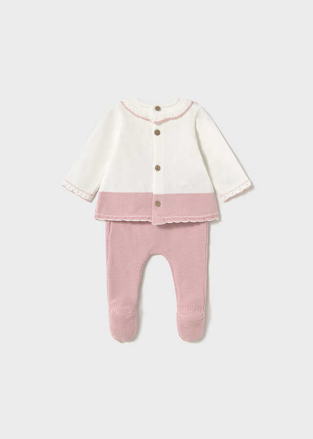 Conj. polaina tricot