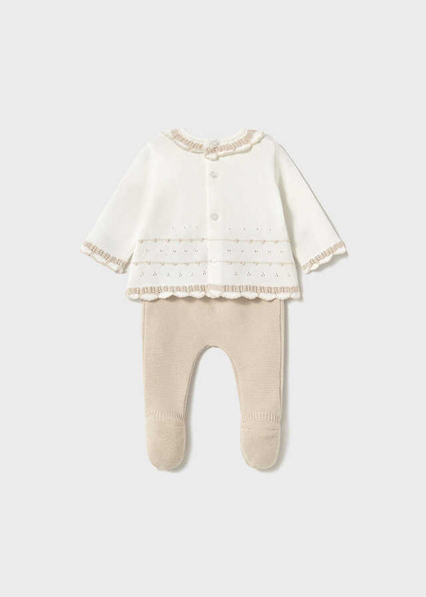 Conj. polaina tricot