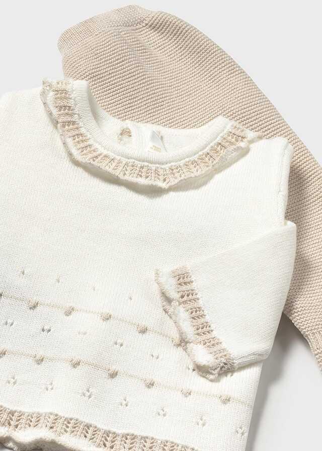 Conj. polaina tricot