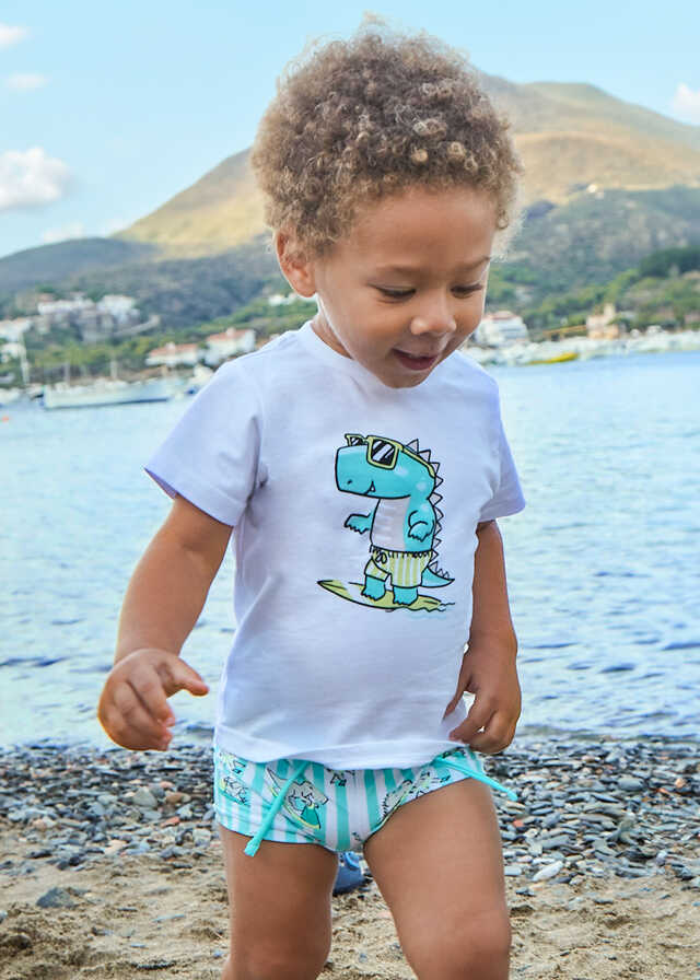Conj. bañador camiseta