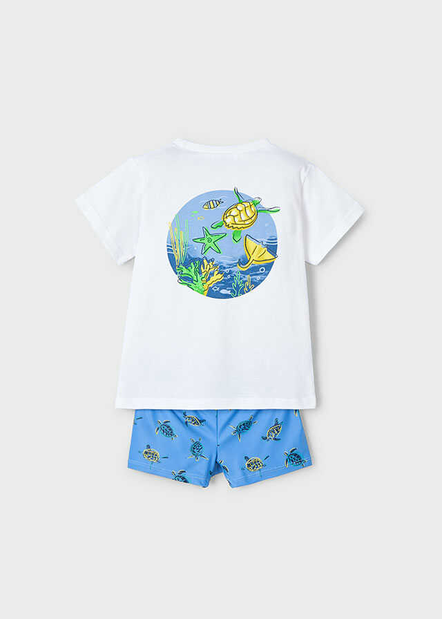 Conj. bañador camiseta