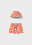 Conj. bañador con bucket y Camiseta m/c play lenticular
