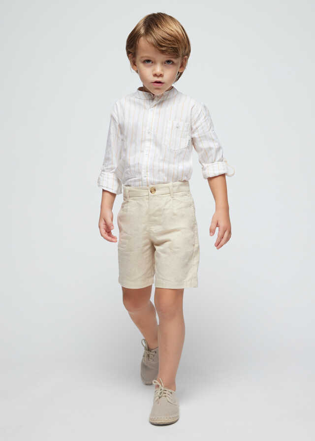 Conj. bermuda camisa m/l c/ma