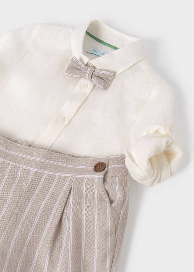 Conj. camisa pajarita bermuda