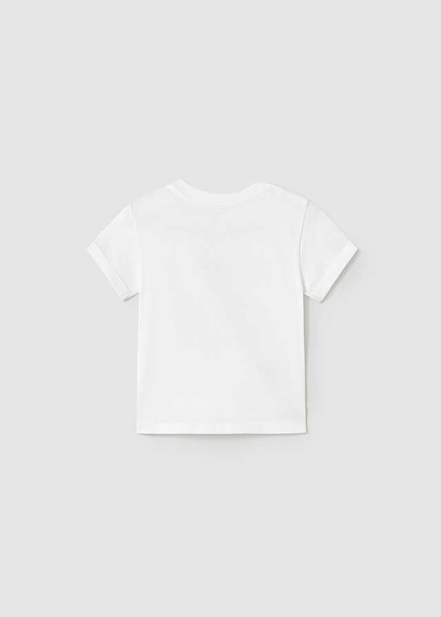 Conj. Camiseta m/c aplique-Camiseta tirantes play tablas y Bermuda lino relaxed
