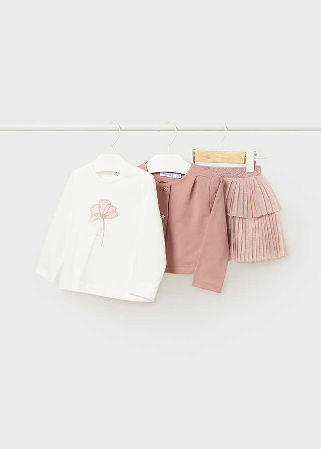 Conj. falda 3 piezas